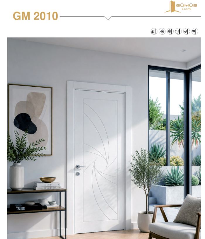 GM 2010 Beyaz Melamin kapı modeli