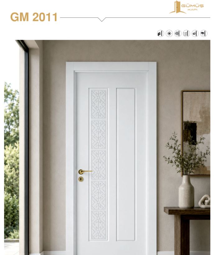 GM 2011 Beyaz Melamin kapı modeli