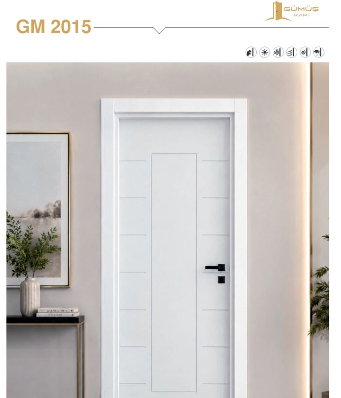 GM 2015 Beyaz Melamin kapı modeli