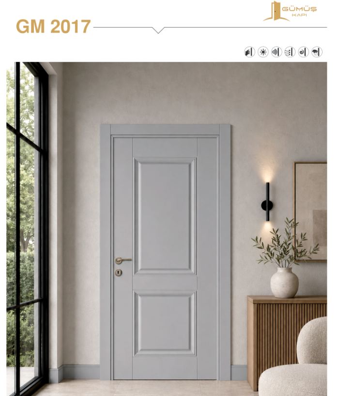 GM 2017 Gri Melamin kapı modeli