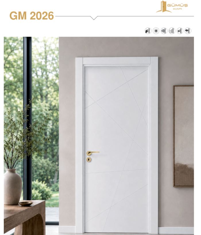 GM 2026 Beyaz Melamin kapı modeli